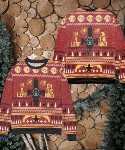 Im A Leaf On The Wind Serenity Ugly Christmas Sweater – Red