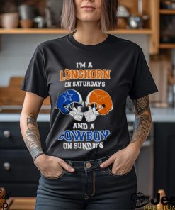 I’m A Longhorns On Saturdays And A Cowboys On Sundays Helmet 2023 T Shirt