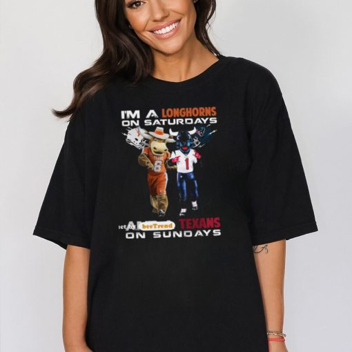 I’m A Longhorns On Saturdays And A Texans On Sundays Classic T Shirt