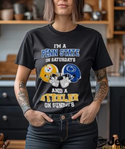 I’m A Penn State On Saturdays And A Steelers On Sundays Helmet 2023 T Shirt