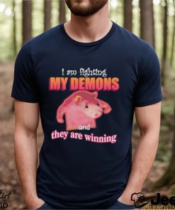 I’m Fighting My Demons And They Are Winning Rat Shirt