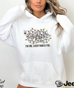 Im Fine Its Fine Everything Is Fine Christmas Sweatshirt