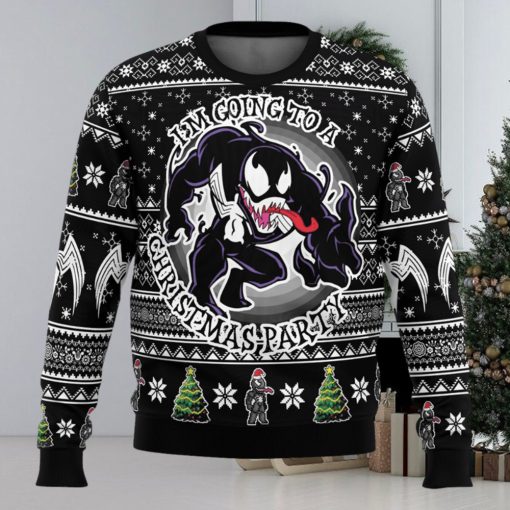 I’m Going to a Christmas Party Venom Ugly Christmas Sweater