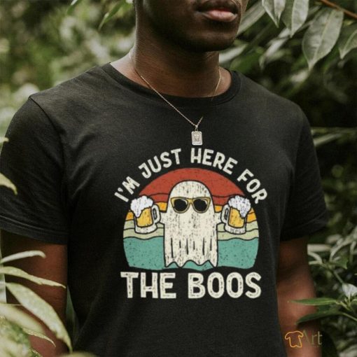 I'm Just Here For Boos Halloween Beer Vintage shirt