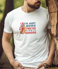 I’m Just Here For The Wieners Hot Dog T shirt