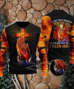 Im Not That Perfect Christian Ugly Christmas Sweater For Men And Women