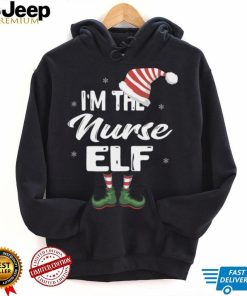 Im The Nurse Elf Christmas Eve Xmas Elf Squad Costume Long Sleeve T Shirt