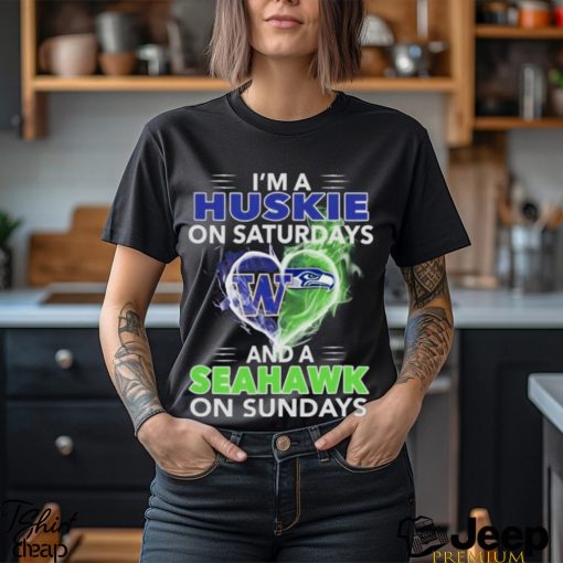 I’m a Huskie on Saturdays and a Seahawks on Sundays 2023 shirt