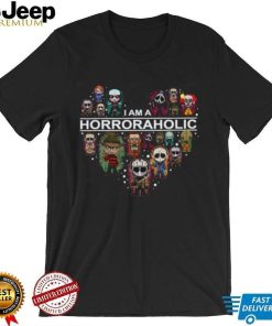 I’m a horroraholic – Heart Horror Movies Character Unisex T Shirt