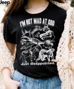 I’m not mad at god just disappointed shirt