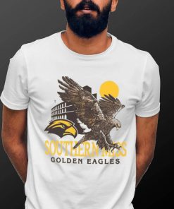 Image One Men's Southern Miss Golden Eagles Ivory Mascot Stadium T Shirt