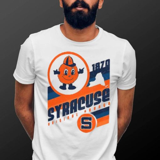 Image One Men’s Syracuse Orange Ivory Vintage Lines T Shirt