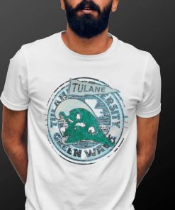 Image One Tulane Green Wave Distressed T Shirt