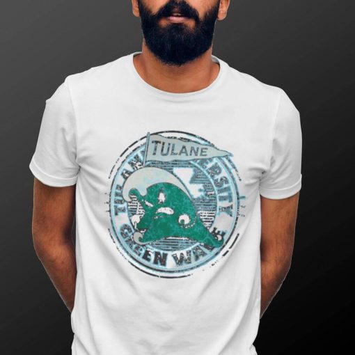 Image One Tulane Green Wave Distressed T Shirt