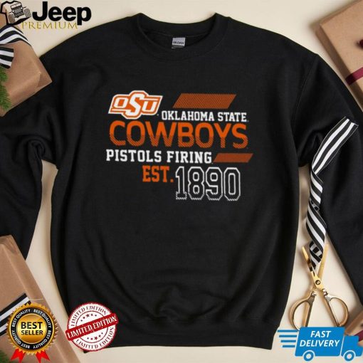 Image One Youth Oklahoma State Cowboys Black Offsides Competitor T Shirt