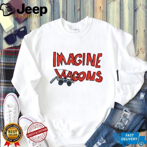 Imagine Wagons car art shirt