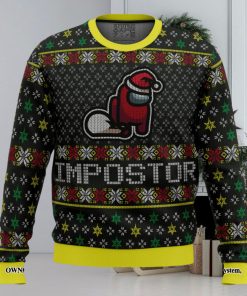 Impostor Among Us For Christmas Gifts 3D Printed Ugly Christmas Sweater