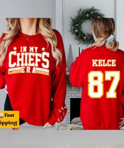 In My Chiefs Era Shirt Travis Kelce Swift Sweater