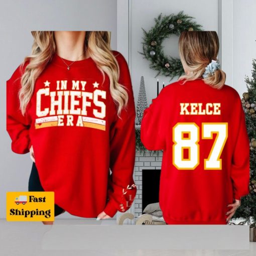 In My Chiefs Era Shirt Travis Kelce Swift Sweater