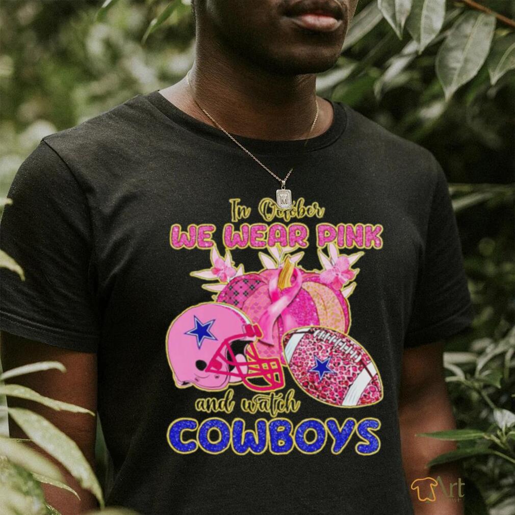 In October we wear pink and watch Dallas Cowboys Mickey Disney