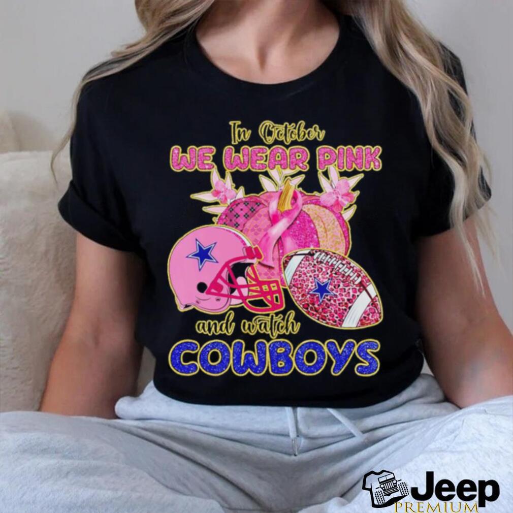 Dallas Cowboys I Wear Pink For Breast Cancer Awareness 2023 T-shirt,Sweater,  Hoodie, And Long Sleeved, Ladies, Tank Top