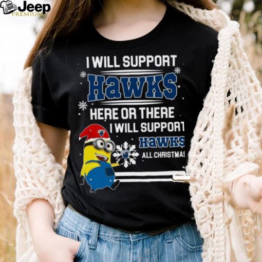 Incredible Monmouth Hawks Minion Christmas Shirt