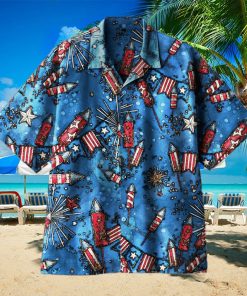 Independence Day Fireworks Universal Hawaiian Shirt