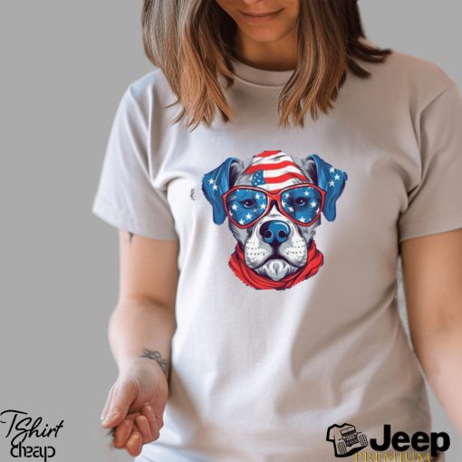 Independence Dog T Shirt, 4th of July Shirt, Patriot Dog