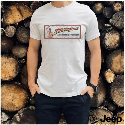 Indiana Stunt Spectacular Logo Indiana Jones Illustration Sweatshirt