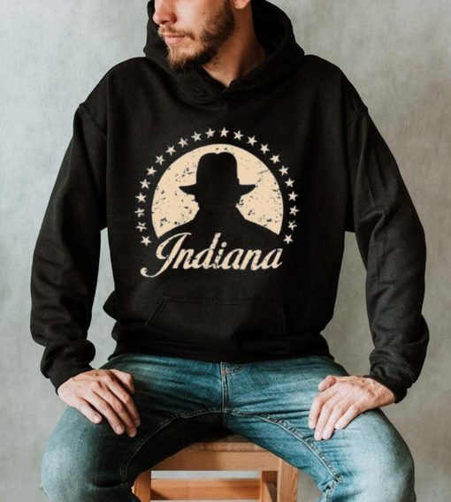 Indianamount Distressed Indiana Jones Design Sweatshirt