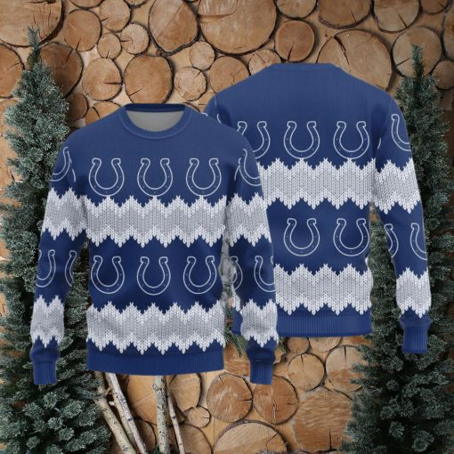 Indianapolis Colts Christmas Pattern Knitted Sweater