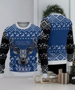 Indianapolis Colts Christmas Reindeer Hot Trending Ugly Sweater For Fans
