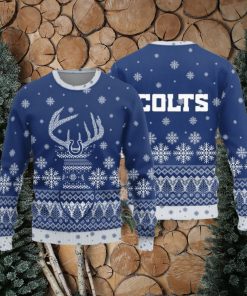 Indianapolis Colts Christmas Reindeer Knitted Sweater