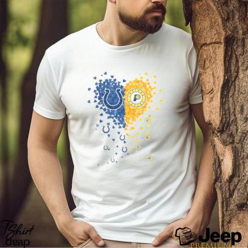 Indianapolis Colts Indiana Pacers Tiny Heart Shape 2023 T Shirt