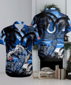 Indianapolis Colts Mascot Design NFL Hawaiian Shirt, Indianapolis Colts Gear