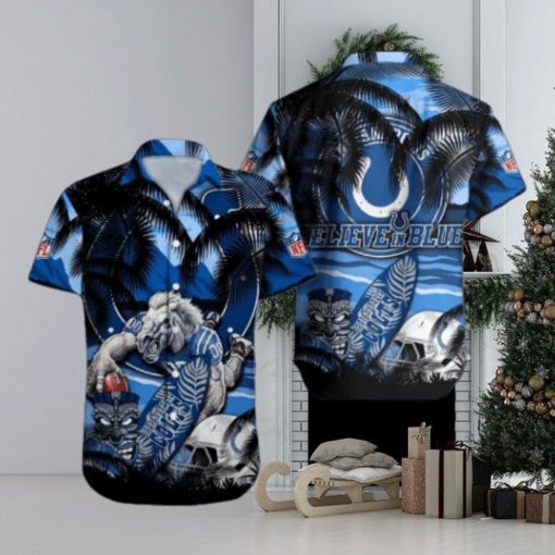 Indianapolis Colts Mascot Design NFL Hawaiian Shirt, Indianapolis Colts Gear