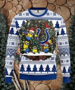 Indianapolis Colts Minion Christmas Ugly Sweater