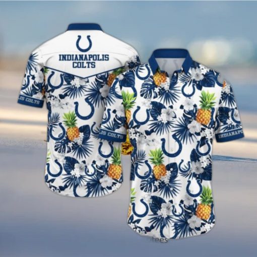 Indianapolis Colts NFL Hawaiian Shirt Tropical Pattern Graphic Hawaii Shirt For Fan Ever