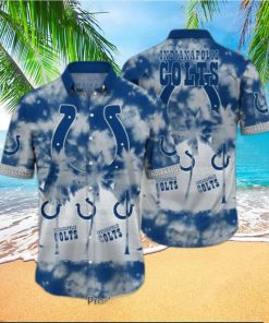 Personalized NFL Indianapolis Colts Combo Hawaiian Shirt And Shorts  Tropical Gift Summer