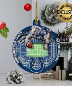 Indianapolis Colts NFL Mascot Personalized Christmas Decorations Ornament