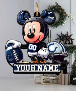 Indianapolis Colts NFL Mickey Disney Christmas ornament