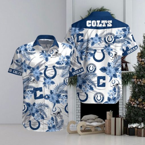 Indianapolis Colts Nfl Design 9 Beach Hawaiian Shirt Men And Women For Fans Gift