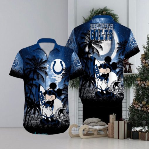Indianapolis Colts Nfl Team Logo Baby Yoda Hawaiian Shirt