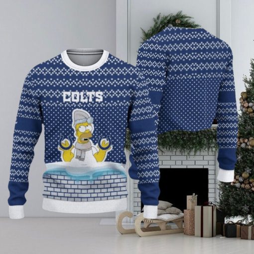 Indianapolis Colts Simpsons Ugly Christmas Sweater