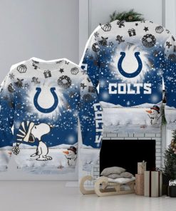 Indianapolis Colts Xmas Snoopy Ugly Sweater For Fans New Gift Holidays Christmas