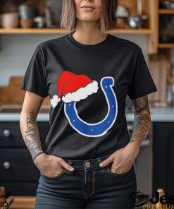 Indianapolis Colts logo Santa Hat Christmas 2023 Shirt