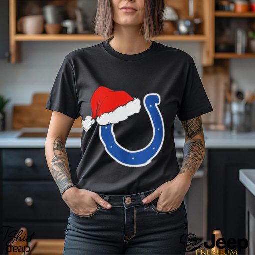 Indianapolis Colts logo Santa Hat Christmas 2023 Shirt