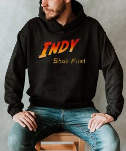 Indy Shot First Logo Indiana Jones Design Sweatshirt