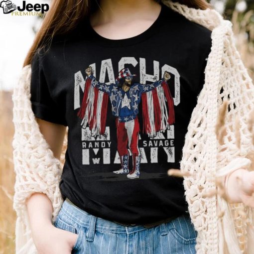 Infant 500 Level Black Macho Man Randy Savage Stars & Stripes Shirt