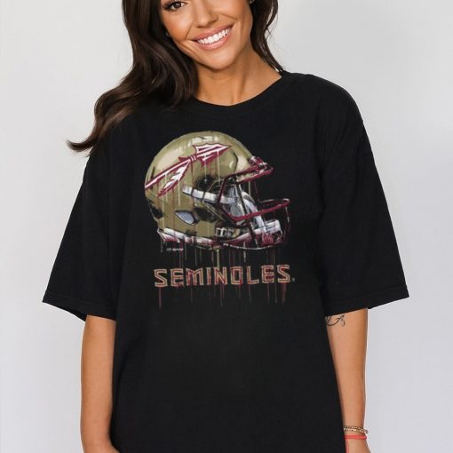 Infant Florida State Seminoles Dripping Helmet T Shirt